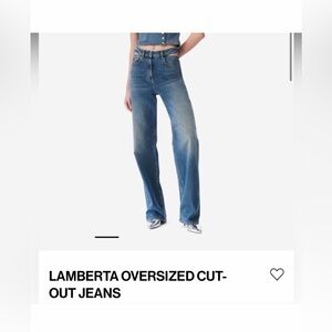 IRO Paris Lamberta Oversize Wide Leg Cutout jean 24